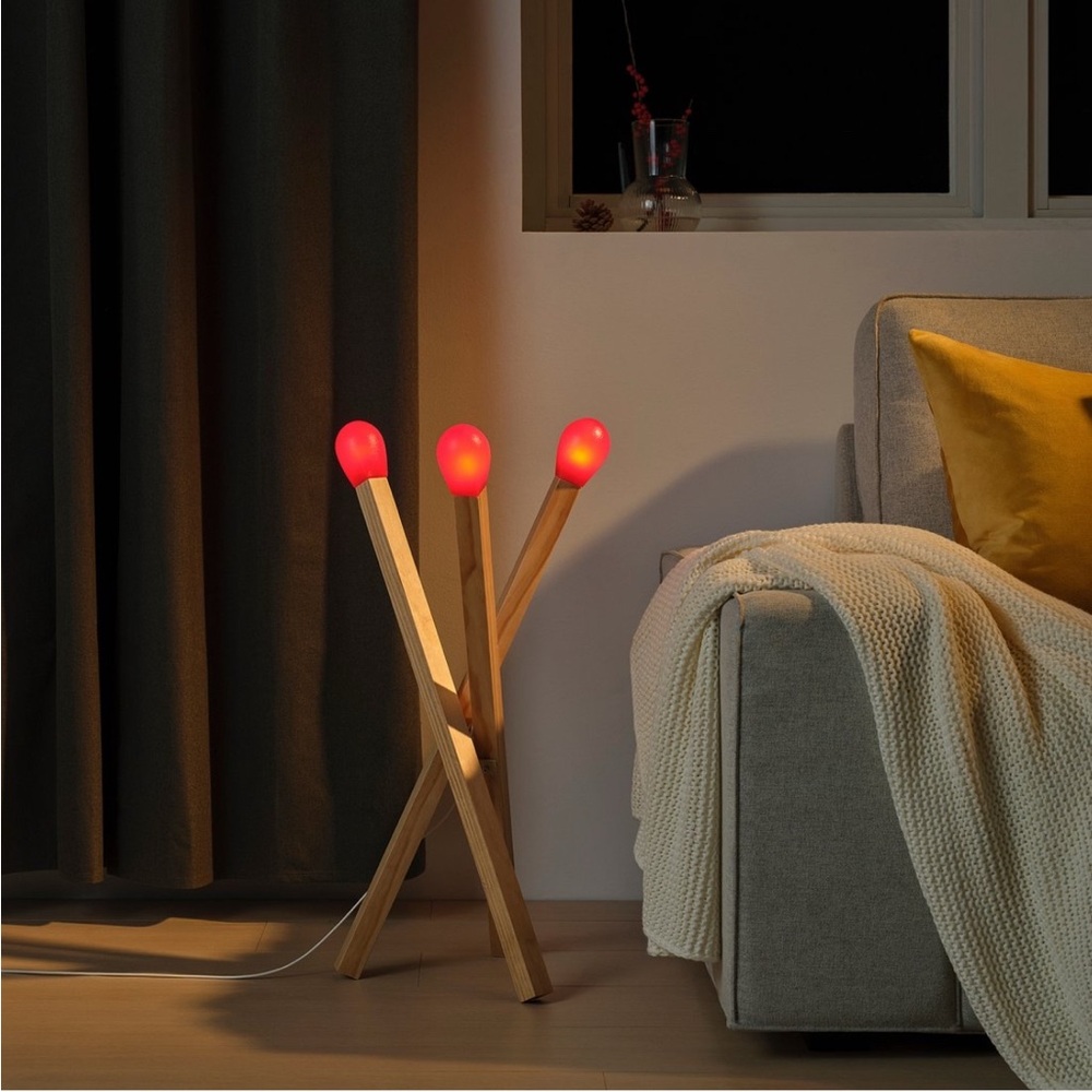 IKEA STRALA Matchstick/Match/Matches LED Floor Lamp Light